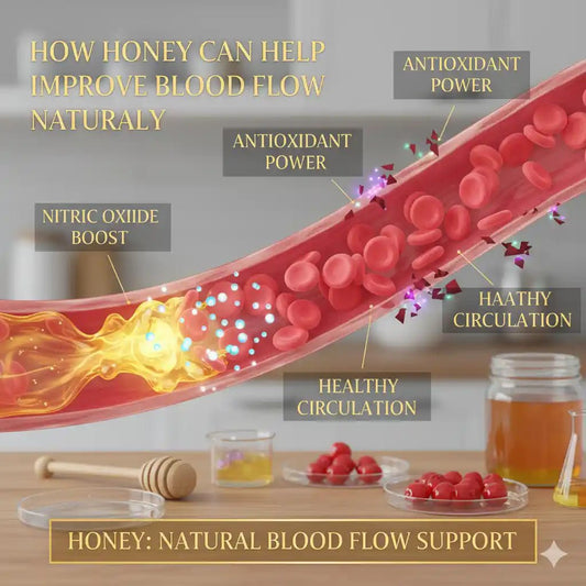 Can Honey Help Improve Blood Flow Naturally? – Exploring the Benefits of Honey for Circulation - Royal Honey Malaysia Official