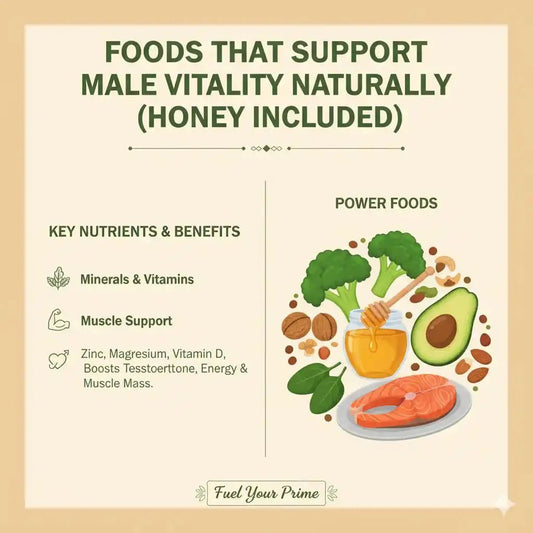 Foods That Support Male Vitality Naturally - Royal Honey Malaysia Official