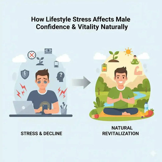 How Lifestyle Stress Affects Male Confidence & Performance - Royal Honey Malaysia Official