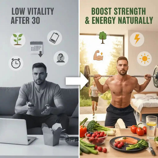 Why Men Experience Low Vitality After 30 – Natural Ways to Boost Strength & Energy - Royal Honey Malaysia Official