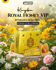 Etumax Kingdom Royal Honey pack with 12 sachets of 20g each, premium king-grade royal honey for men.