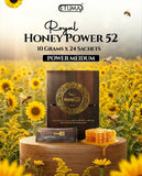 Etumax Royal Honey Power 52 honey sachets, 10g each, displayed in a pack, showcasing the natural honey product from Etumax.