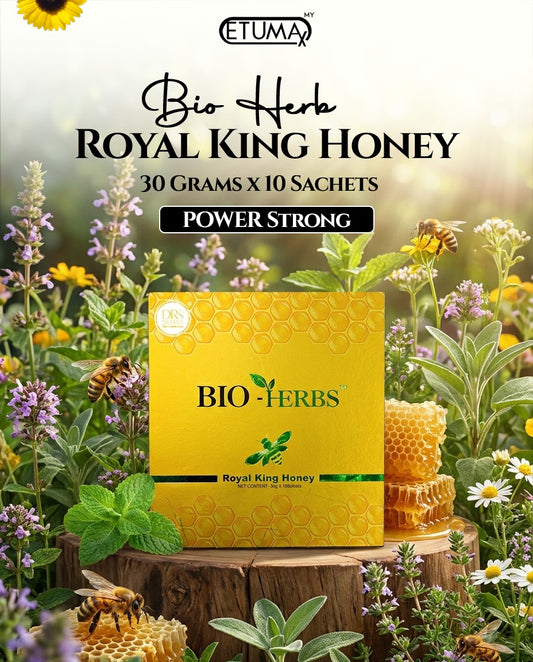 Bio Herb Royal King Honey Pack – 10 Sachets × 30g | Royal Honey for Men