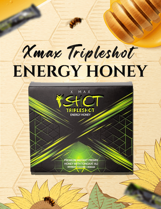 Xmax Tripleshot Energy Honey Pack - Etumax Royal Honey Malaysia
